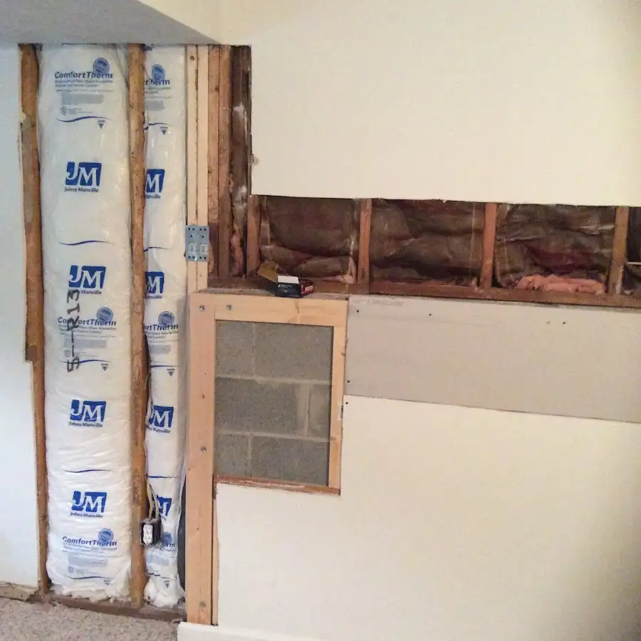 Wall insulation replacement during Odor Removal & Deodorization in Tehaleh